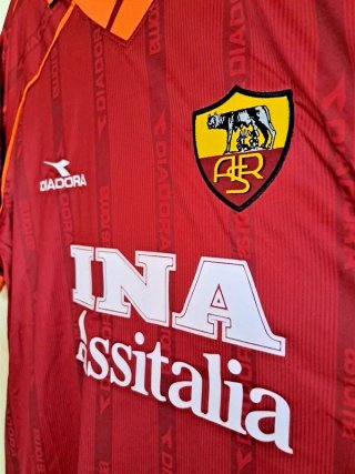 Maglia AS Roma CANDELA 32 stagione 1999/2000 home
