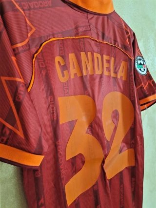 Maglia AS Roma CANDELA 32 stagione 1999/2000 home