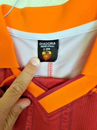 Maglia AS Roma CANDELA 32 stagione 1999/2000 home