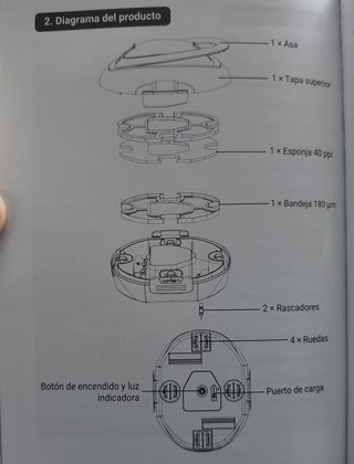 Robot Limpiafondos Piscina Inalámbrico Doble Motor