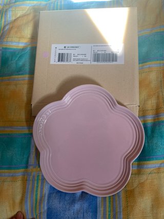 Le Creuset Piatto Fiore Rosa 23cm