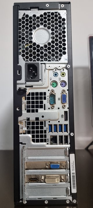MINI HP i7-16GB RAM-SSD-HDD-GT210-MONITOR 22"-W11