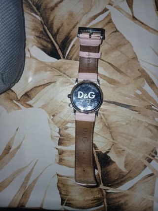 Orologio D&G Time Vintage Rosa Strass