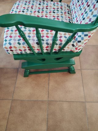 Mecedora totalmente restaurada