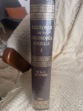 Historia de la filosofia I de Guthrie