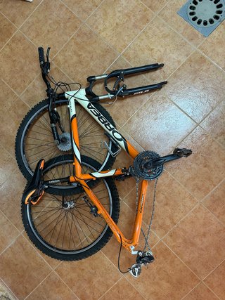 Bicicleta Orbea MTB Naranja/Blanca