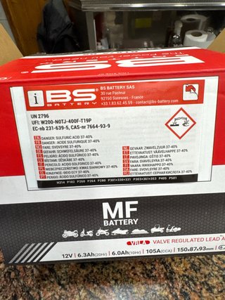Batería Moto BS BTX7A-BS
