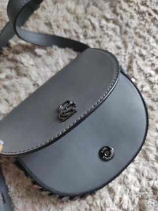 Bolso piel Karl Lagerfeld Gris