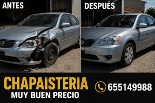 Chapa y pintura de coches