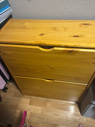 Zapatero de madera