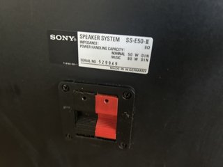 Altavoces Sony SS-E50-II