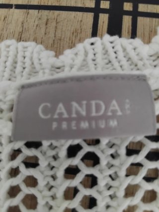 Chaqueta Canda calada blanca talla única