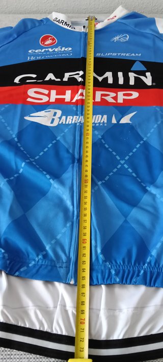Maillot Ciclismo Garmin Sharp Hombre Manga Corta