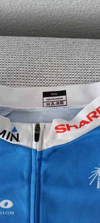 Maillot Ciclismo Garmin Sharp Hombre Manga Corta