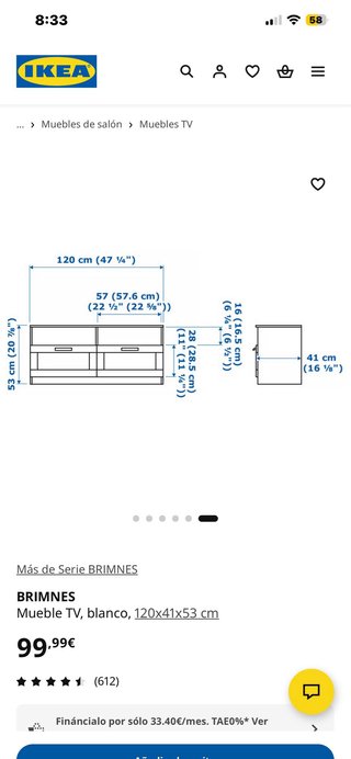 Mueble Tv personalizado  Ikea Blanco y Madera