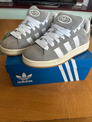 Adidas Campus 00s Talla 40 Gris/Blanco
