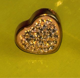 Conjunto Anillo y Pendientes Corazón Dorado