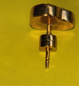 Conjunto Anillo y Pendientes Corazón Dorado
