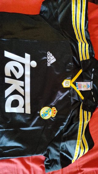 Camiseta Real Madrid Liga 99/00 Adidas Negra