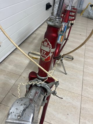 Bicicleta Paseo Vintage Roja Derbi Rabasa