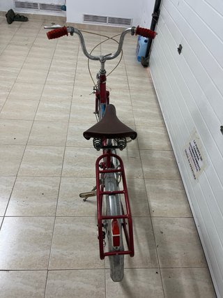 Bicicleta Paseo Vintage Roja Derbi Rabasa