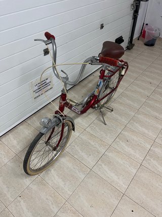 Bicicleta Paseo Vintage Roja Derbi Rabasa