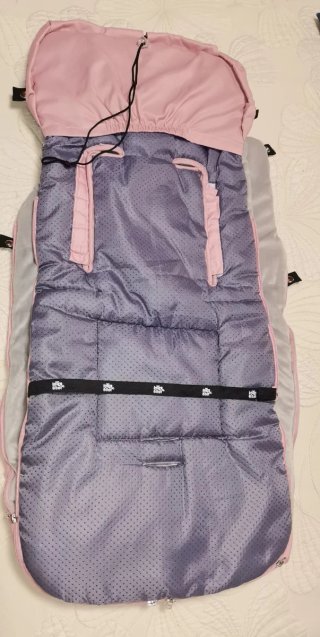 Saco de bebé unicornio rosa