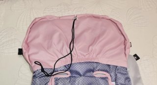 Saco de bebé unicornio rosa