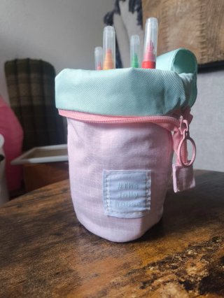 Estuche neceser organizador con cremallera