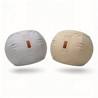 Puff Aiire Exterior Olefina Reposapiés Beige