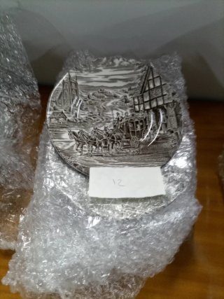 Conjunto Jantar Porcelana Preto e Branco