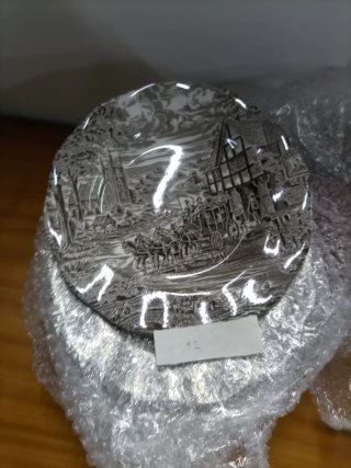 Conjunto Jantar Porcelana Preto e Branco
