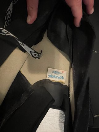Traje de Neopreno Rip Curl Negro y Rojo talla m