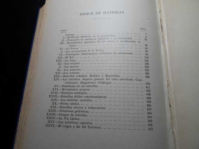 Libro ASTRONOMIA - 1943