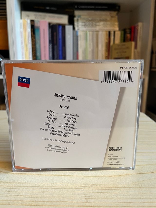 Wagner Parsifal 4 CD - Hans Knappertsbusch
