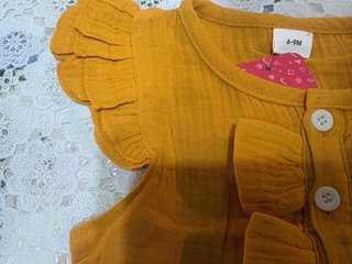 Vestido y diadema niña 6-9 meses