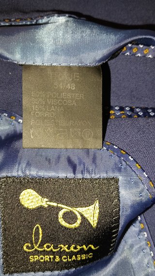 Americana Fabio Baretti Azul Marino Talla 54