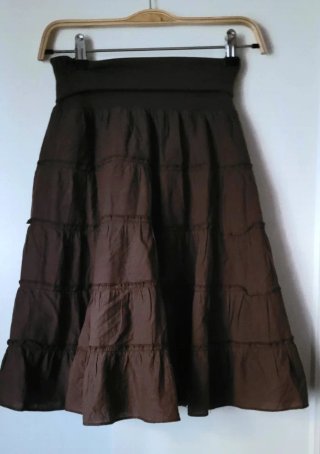 Conjunto top, falda y alpargatas