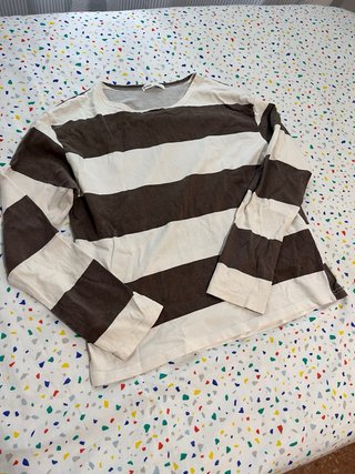 Jersey Pull&Bear Rayas Marrón Talla S