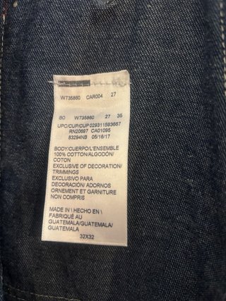 Peto vaquero Dickies azul
