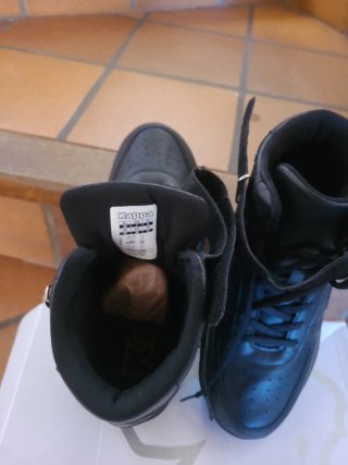 Zapatillas Kappa Negras Logo Maserta