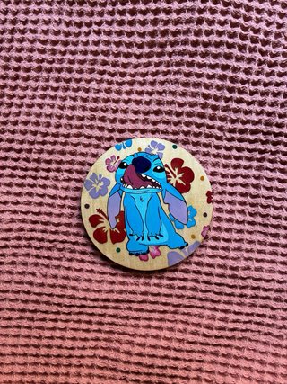Posavasos Stitch Pintados a Mano - Handmade