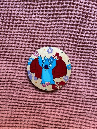 Posavasos Stitch Pintados a Mano - Handmade