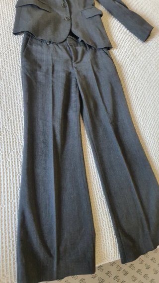 Traje de chaqueta y pantalón gris Zara