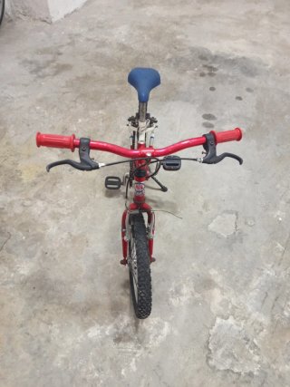 Bicicleta infantil Monty roja 6-8 años