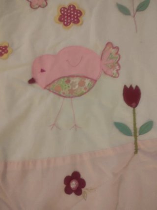 Funda Nórdica Infantil Flores y Pájaros