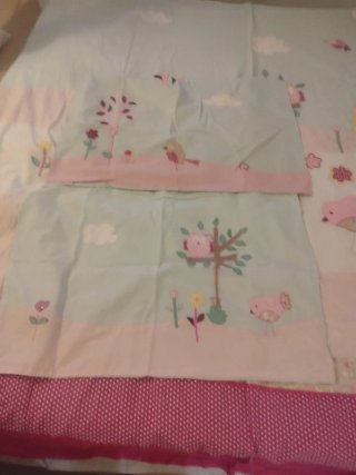Funda Nórdica Infantil Flores y Pájaros