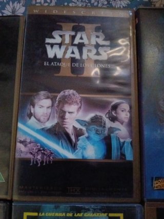 Lote 6 Películas Star Wars VHS