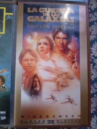 Lote 6 Películas Star Wars VHS