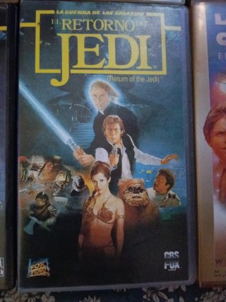 Lote 6 Películas Star Wars VHS